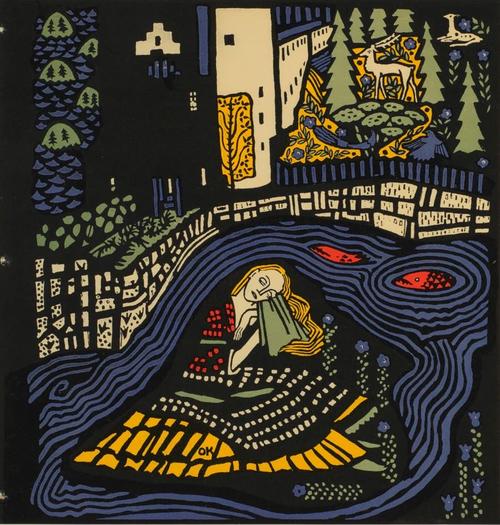 Sleeping Girl / Oskar Kokoschka